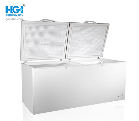 Gonidea που διπλώνει την πόρτα R134a ηλεκτρικό PCM 818 λίτρου βαθύ λευκό θωρακικών ψυκτήρων