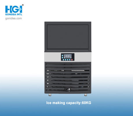 Gonidea 60kg/24h 50Hz ημισεληνοειδή αυτόματα πάγου CB συμπύκνωσης αέρα κατασκευαστών μαύρα