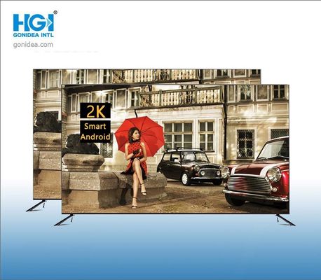 Των μπλε οδηγήσεων δοντιών έξυπνη TV των οδηγήσεων οθόνης 4K TV επίπεδη 65 ίντσα