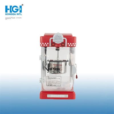 Αυτόματη κόκκινη Tabletop μίνι Popcorn μηχανή 220V 300W κατασκευαστών φορητή
